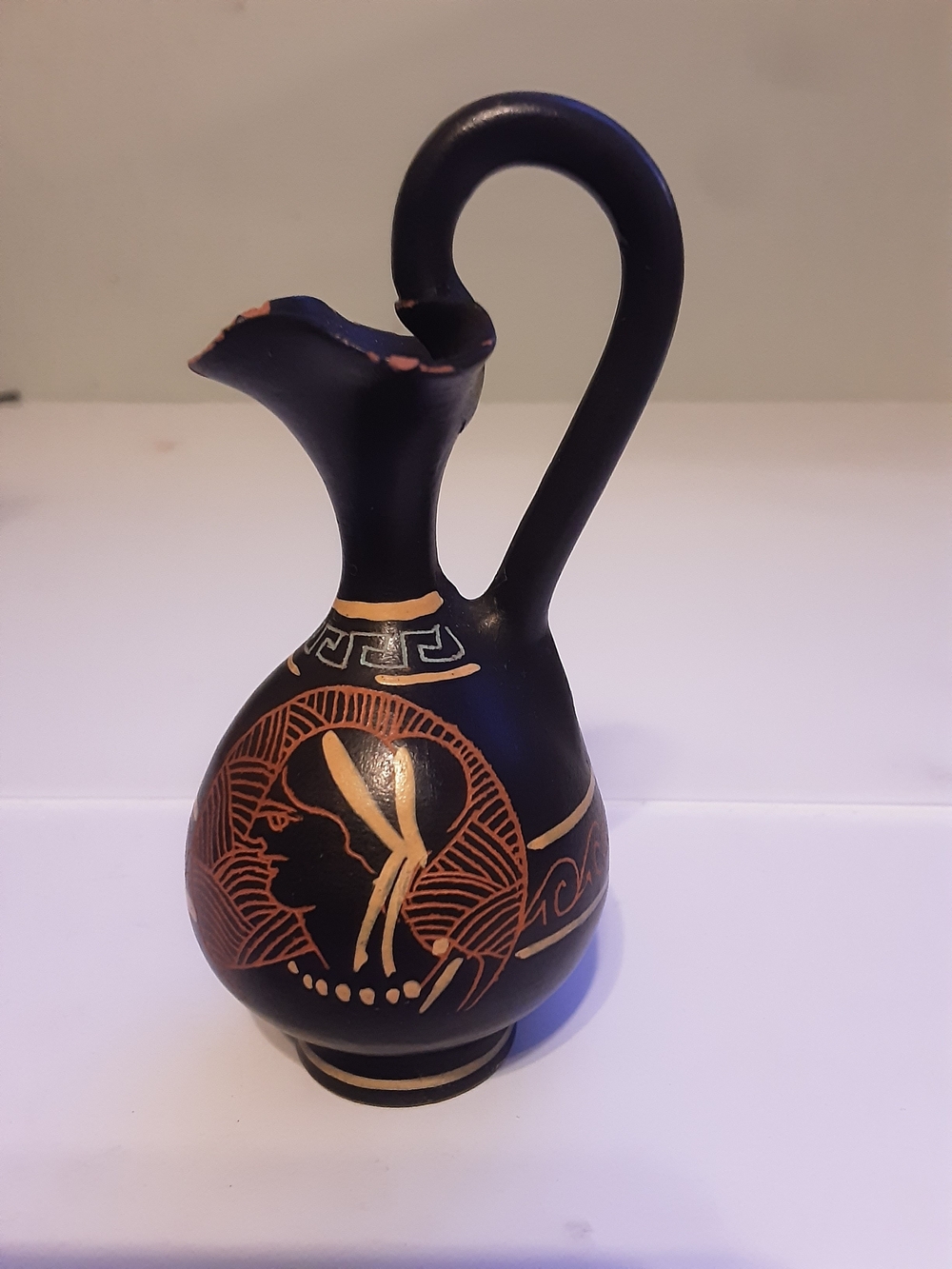 Greek Terra Cotta Artemis Vase